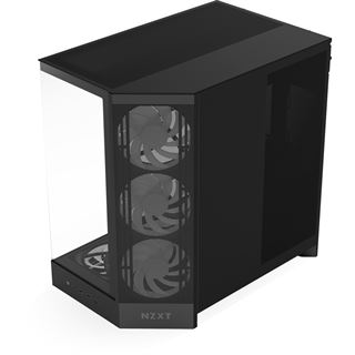 NZXT H9 Flow RGB+ (2025) Midi Tower ohne Netzteil schwarz
