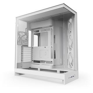 NZXT H9 Flow RGB (2025) Midi Tower ohne Netzteil weiss