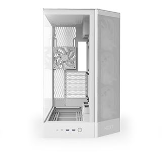 NZXT H9 Flow RGB (2025) Midi Tower ohne Netzteil weiss
