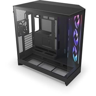 NZXT H9 Flow RGB (2025) Midi Tower ohne Netzteil schwarz