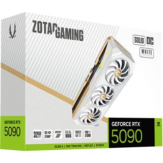 32GB ZOTAC GeForce RTX 5090 Solid OC White Edition Aktiv PCIe 5.0 x16