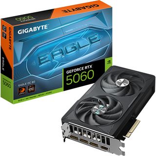 8GB Gigabyte GeForce RTX 5060 Eagle OC Aktiv PCIe 5.0 x8 (Retail)