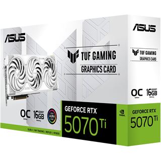 16GB Asus GeForce RTX 5070 Ti TUF Gaming OC White Aktiv PCIe 5.0 x16