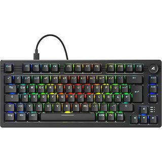 Sharkoon Skiller SGK25 USB Deutsch schwarz (kabelgebunden)