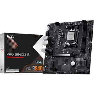 MSI PRO B840M-B AMD B840 So.AM5 DDR5 mATX Retail