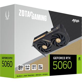 8GB ZOTAC GeForce RTX 5060 AMP Aktiv PCIe 5.0 x16 (x8) (Retail)