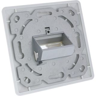 InLine Rahmenset für 2x RJ45 Bu/LSA Einsatz, Keystone SNAP-In,