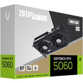 8GB ZOTAC GeForce RTX 5060 Twin Edge OC Aktiv PCIe 5.0 x16 (x8)