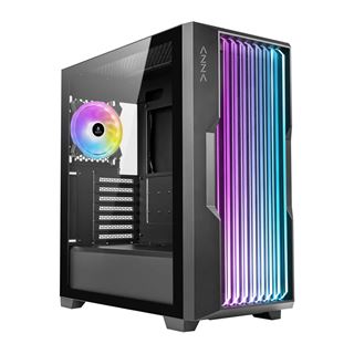 Azza Guardian Glass Midi Tower ohne Netzteil schwarz