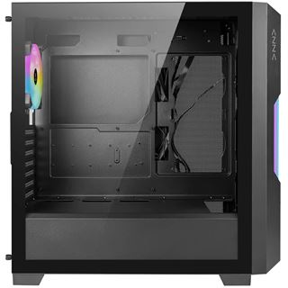 Azza Guardian Glass Midi Tower ohne Netzteil schwarz
