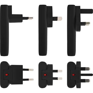 InLine USB Netzteil Ladeger&auml;t, Dual USB-C, PD, PPS, 65W, flach,