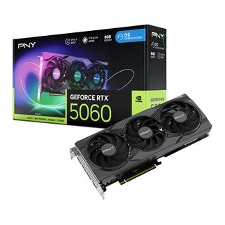 8GB PNY GeForce RTX 5060 Epic-X RGB Overclocked Triple Fan Aktiv PCIe