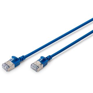 (&euro;6,90*/1m) 1.00m Digitus Cat. 6a Patchkabel F/FTP RJ45 Stecker