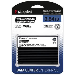 3.84TB Kingston ENTERPRISE PCIE 5.0 NVME U.2 SSD DC3000ME 2.5IN SSD