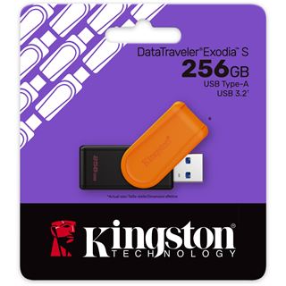 256GB KINGSTON DT EXODIA S PORTABLE USB 3.2 GEN 1 (BLACK/ORANGE)