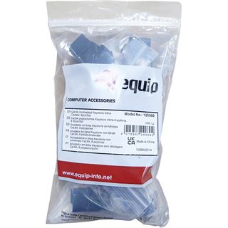 Equip Keystone Verbinder ungeschirmt Cat6A 2x RJ45 8er Set
