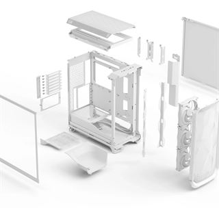 Fractal Design Meshify 3 White TG Clear Tint