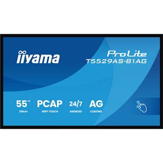 55" (139,70cm) iiyama ProLite T5529AS-B1AG schwarz 3840x2160 1x