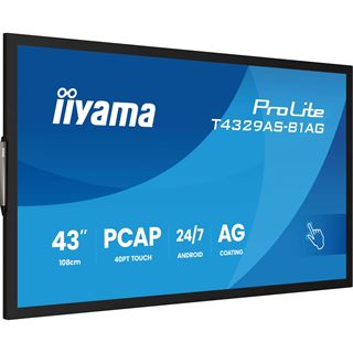 42.5" (107,95cm) iiyama ProLite T4329AS-B1AG schwarz 3840x2160