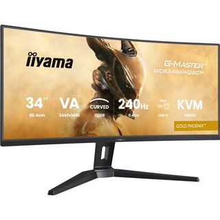 34" (86,36cm) iiyama G-MASTER GCB3486WQSCP-B1 Gold Phoenix