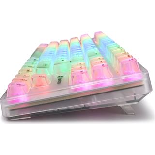 Sharkoon Gaming Tastatur Crystal Shark weiß DE