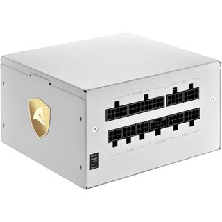 850 Watt Sharkoon Netzteil Rebel P20 ATX Modular wei&szlig;