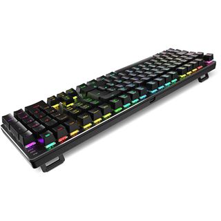 Sharkoon Gaming Tastatur Skiller SGK36W schwarz DE