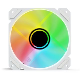 120x120x25mm Sharkoon L&uuml;fter SHARK Mirror PWM RGB wei&szlig;