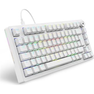 Sharkoon Gaming Tastatur Skiller SGK25 weiß DE