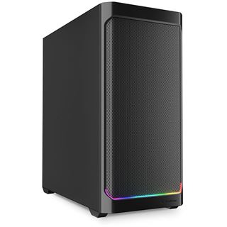 Sharkoon Geh&auml;use AK4 RGB ATX 1xMetall schwarz