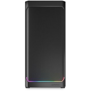 Sharkoon Geh&auml;use AK4 RGB ATX 1xMetall schwarz