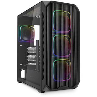 Sharkoon Geh&auml;use AK5M RGB ATX 1xMetall schwarz