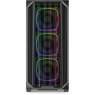 Sharkoon Geh&auml;use AK5M RGB ATX 1xMetall schwarz