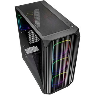 Sharkoon Geh&auml;use AK5M RGB ATX 1xMetall schwarz