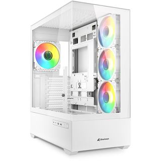 Sharkoon Gehäuse AK6 RGB ATX 1xGlas weiß