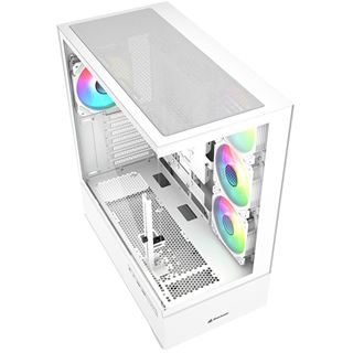 Sharkoon Gehäuse AK6 RGB ATX 1xGlas weiß