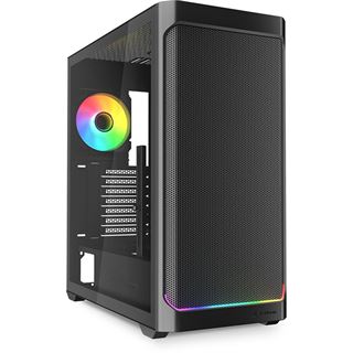 Sharkoon Geh&auml;use AK4W RGB ATX 1xGlas schwarz