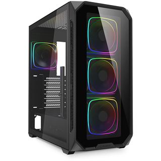 Sharkoon Geh&auml;use AK5G RGB ATX 1xGlas schwarz