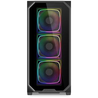 Sharkoon Geh&auml;use AK5G RGB ATX 1xGlas schwarz