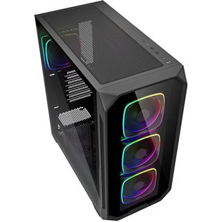 Sharkoon Geh&auml;use AK5G RGB ATX 1xGlas schwarz