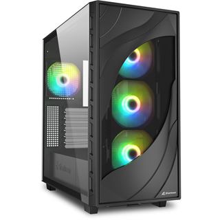 Sharkoon Geh&auml;use Rebel C80G RGB ATX 1xGlas schwarz