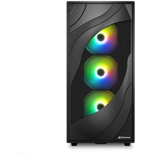 Sharkoon Geh&auml;use Rebel C80G RGB ATX 1xGlas schwarz