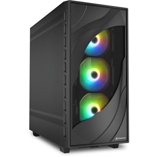 Sharkoon Geh&auml;use Rebel C80M RGB ATX 1xMetall schwarz