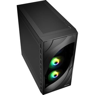Sharkoon Geh&auml;use Rebel C80M RGB ATX 1xMetall schwarz