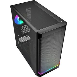 Sharkoon Gehäuse MK4W RGB Micro-ATX 1xGlas schwarz