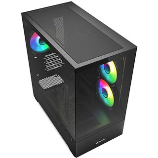 Sharkoon Gehäuse MK6 RGB Micro-ATX 1xGlas schwarz