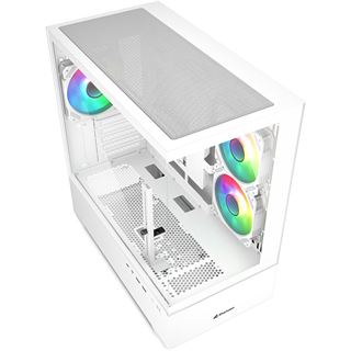 Sharkoon Gehäuse MK6 RGB Micro-ATX 1xGlas weiß