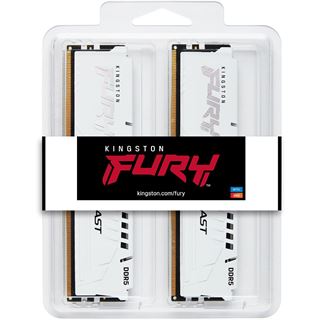 64GB Kingston FURY Beast wei&szlig; DDR5-6400 DIMM CL32 Dual Kit