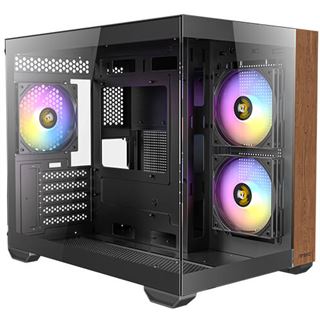 Antec Mini CX600M WOOD ARGB_B Micro-ATX/Mini-ITX o.N. BK retail