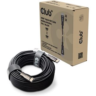 (&euro;6,36*/1m) 30.00m Club 3D HDMI Anschlusskabel aktiv HDMI Typ A